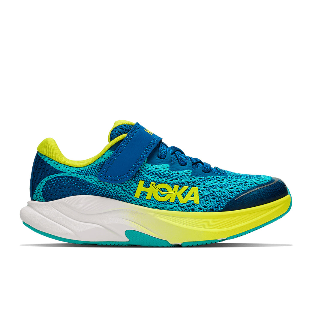 Hoka Rincon 4 Alternative Closure Electric Aqua/Neon Citrus
