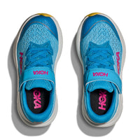 Big Girl Hoka Rincon 4 Alternate Closure in Waterpark/Soaring Blue