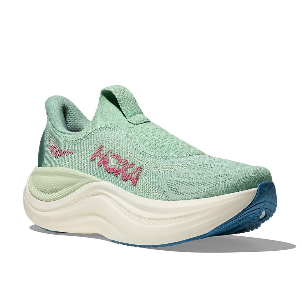 Hoka Skyward Laceless Jadeite/ Seaglass