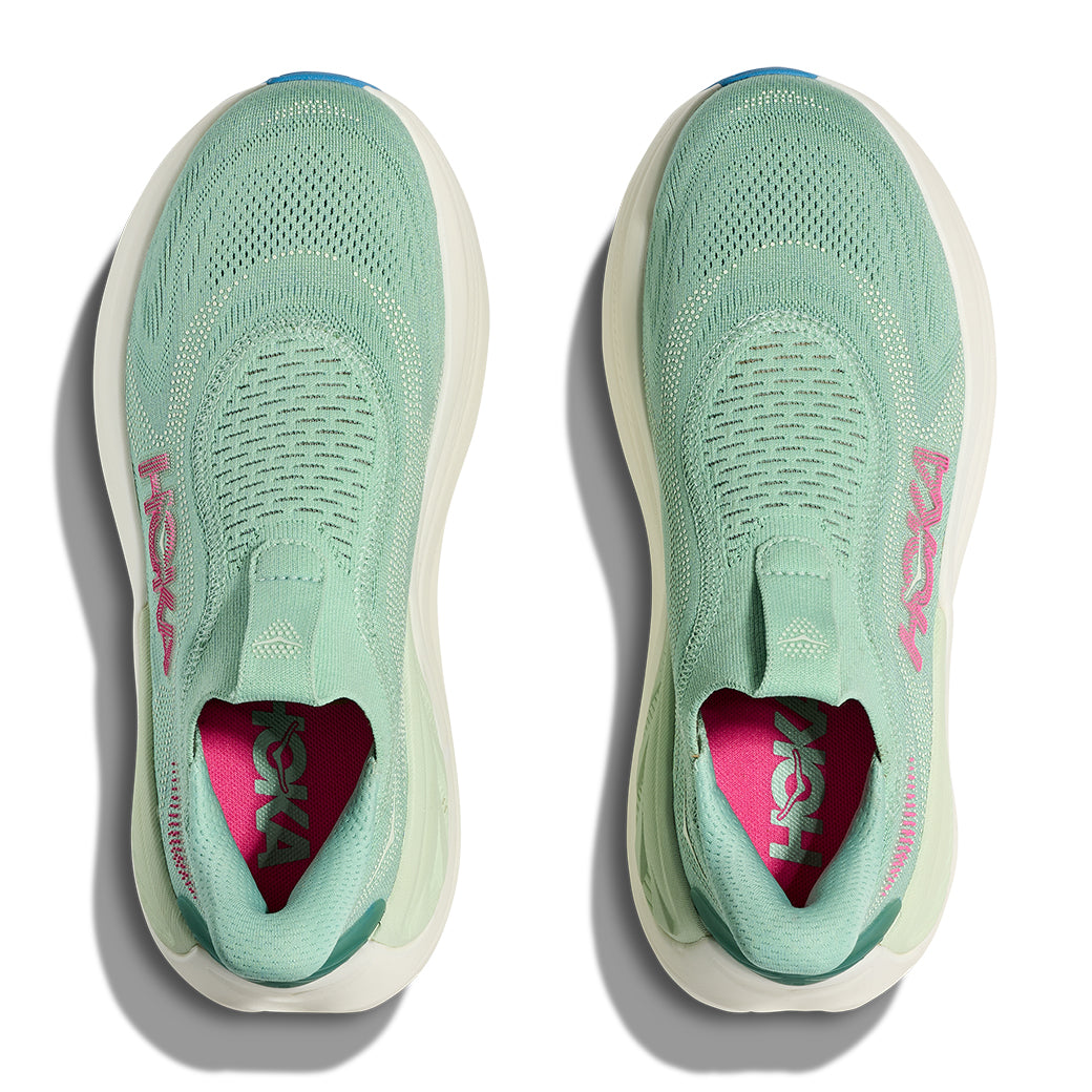 Hoka Skyward Laceless Jadeite/ Seaglass