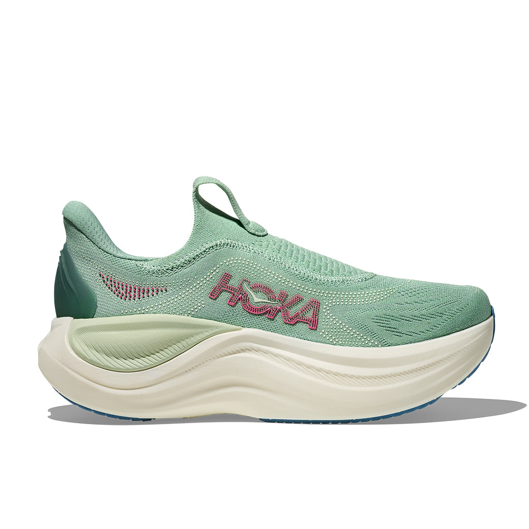 Hoka Skyward Laceless Jadeite/ Seaglass