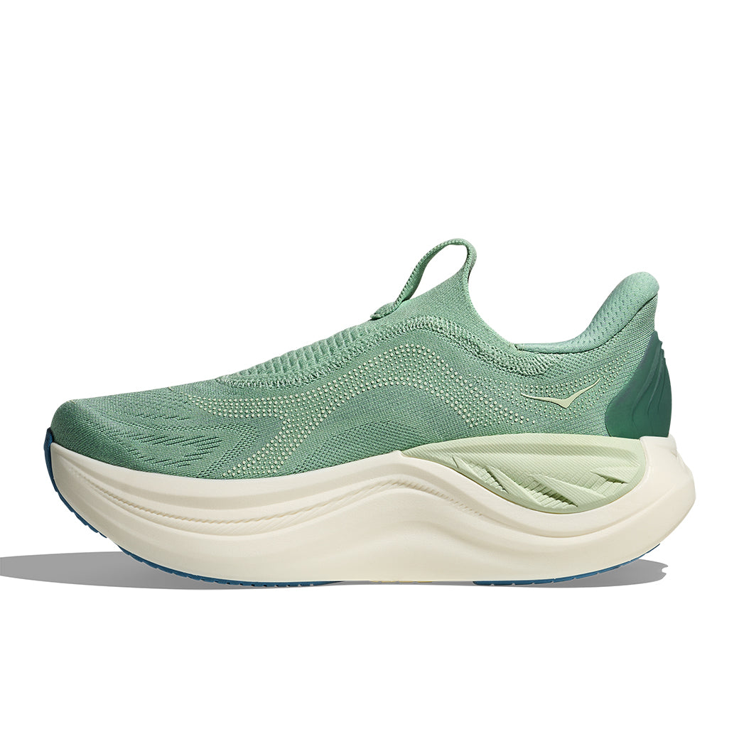 Hoka Skyward Laceless Jadeite/ Seaglass
