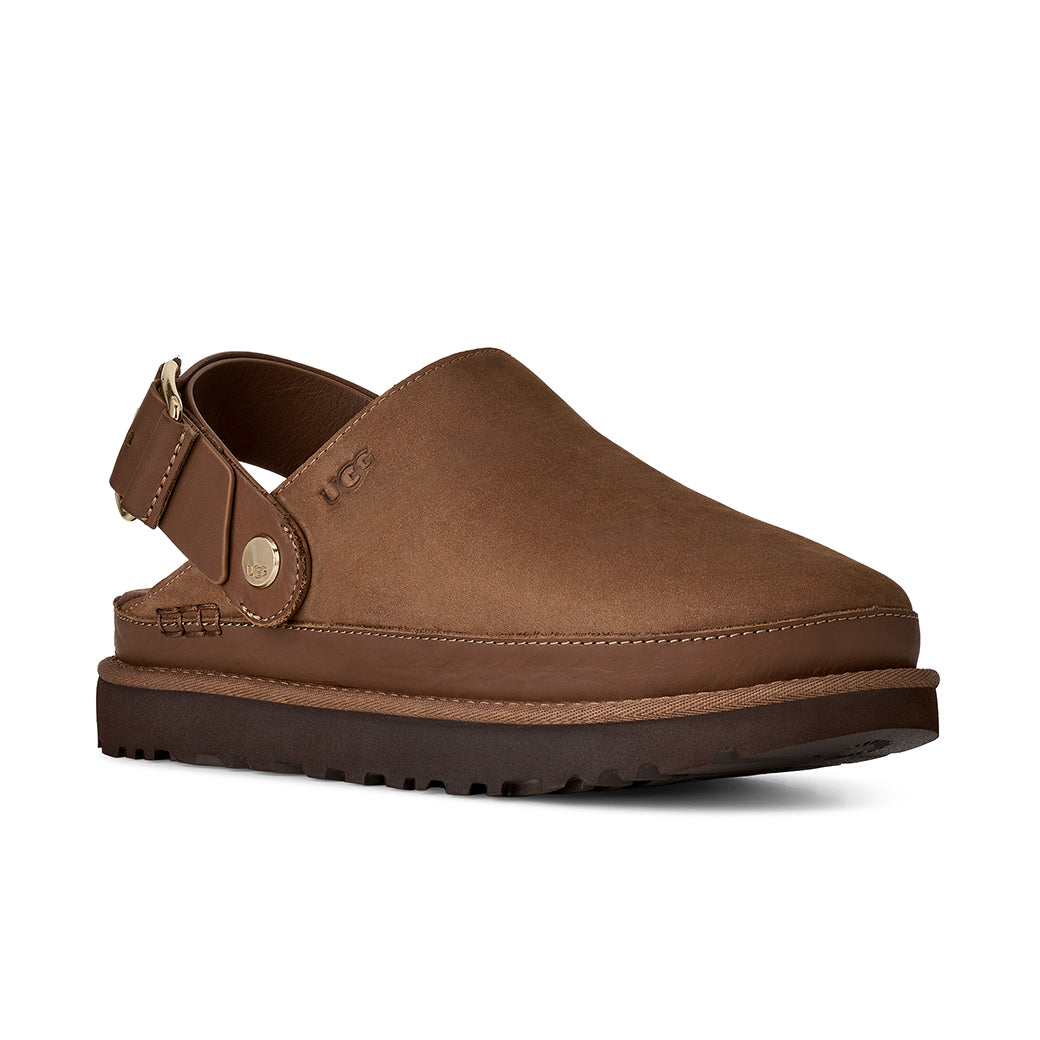 Ugg Goldenstar Villa Clog Dark Chestnut