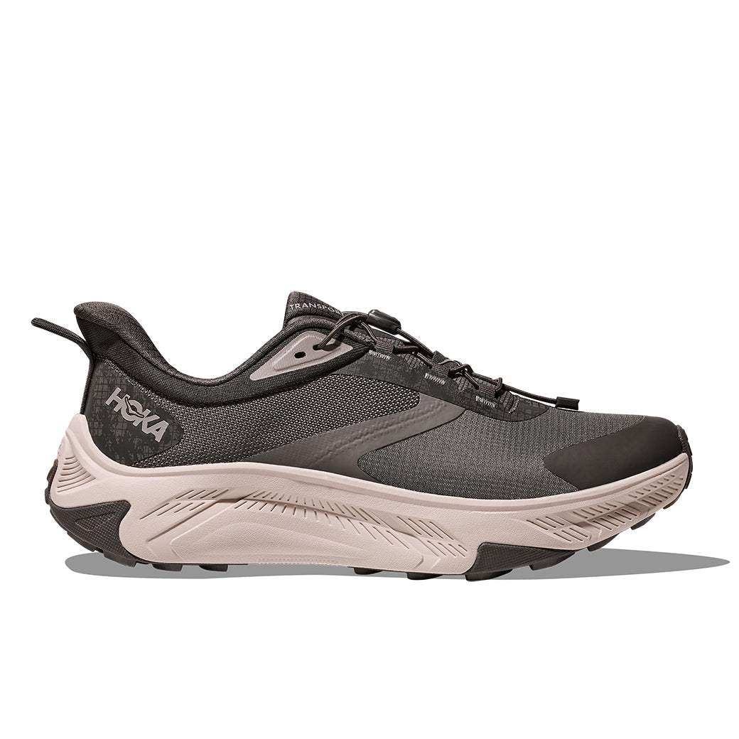 Mens Hoka Transport 2 Wide in Gravel/Stucco