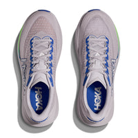 Mens Hoka Mach 7 Wide in Ash Grey/Cobalt Blue