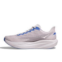 Mens Hoka Mach 7 Wide in Ash Grey/Cobalt Blue