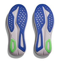 Mens Hoka Mach 7 Wide in Ash Grey/Cobalt Blue