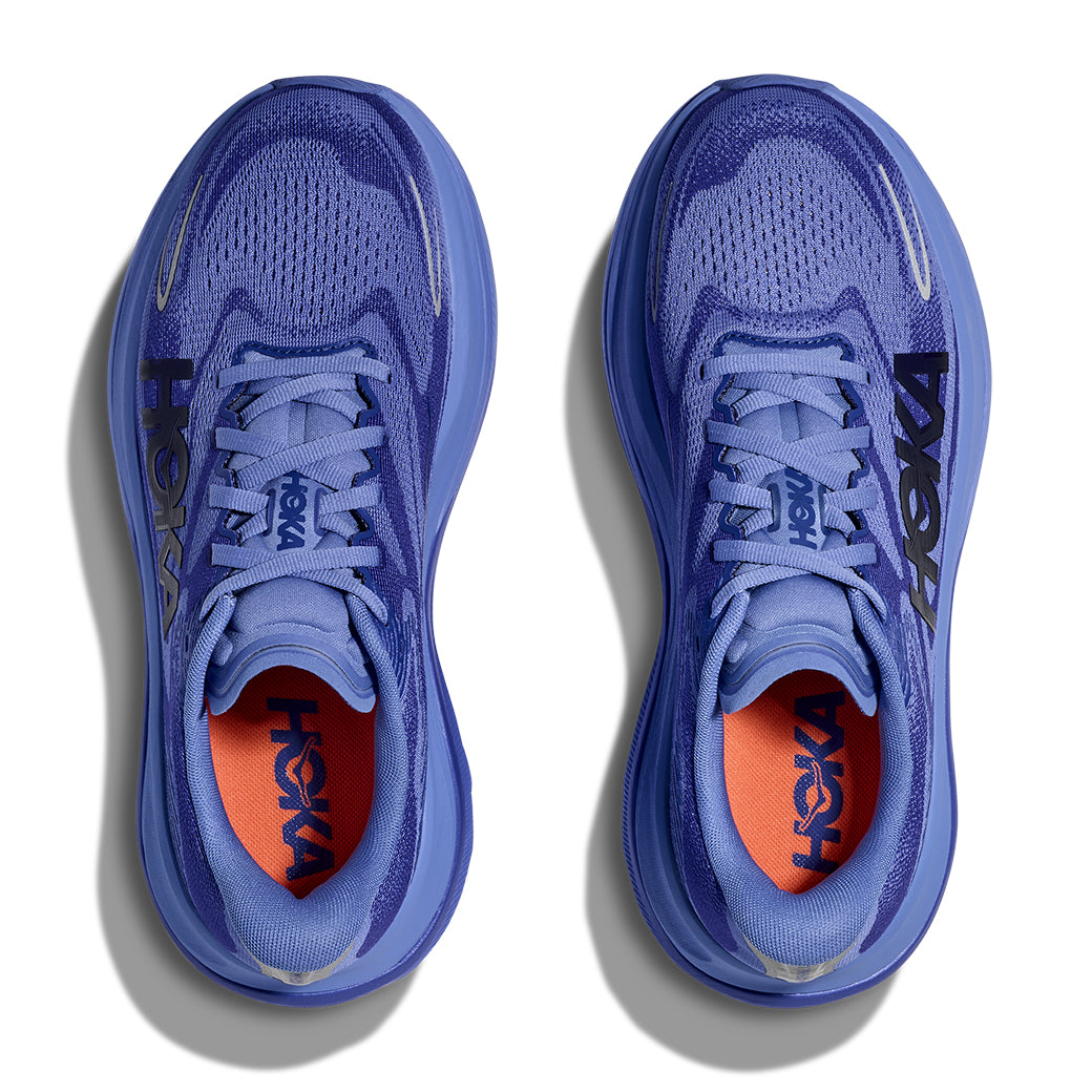 Womens Hoka Skyward X 2 in Blue Blossom/Celestial Blue