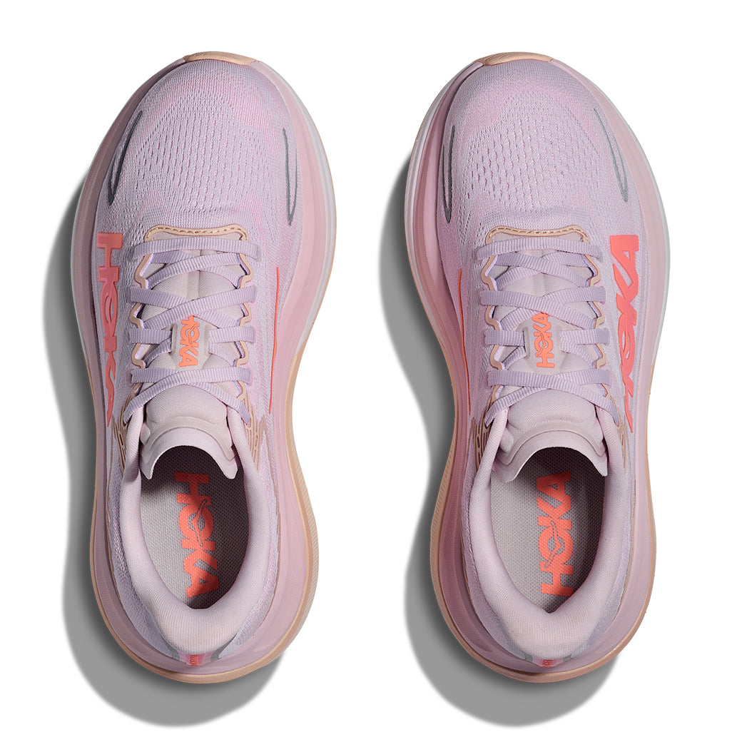 Womens Hoka Skyward X 2 in Lilac Cream/Tangerine Glow