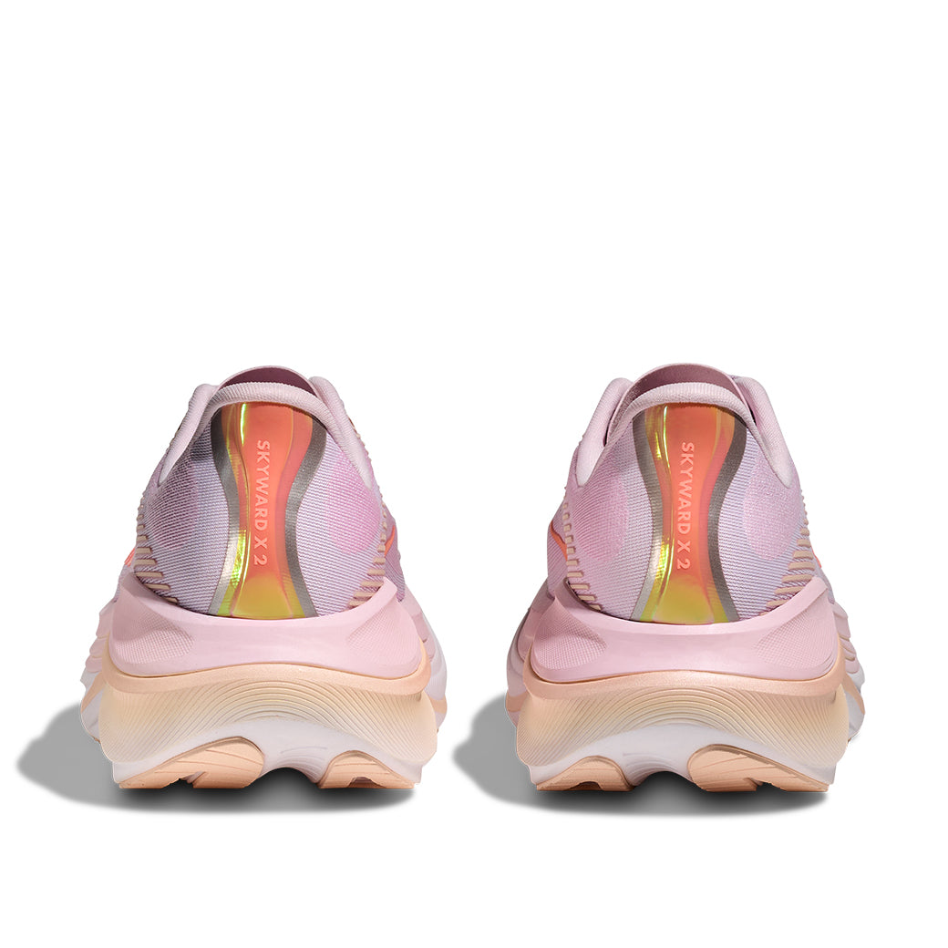 Womens Hoka Skyward X 2 in Lilac Cream/Tangerine Glow