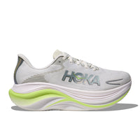 Womens Hoka Skyward X 2 in White/Neon Yuzu