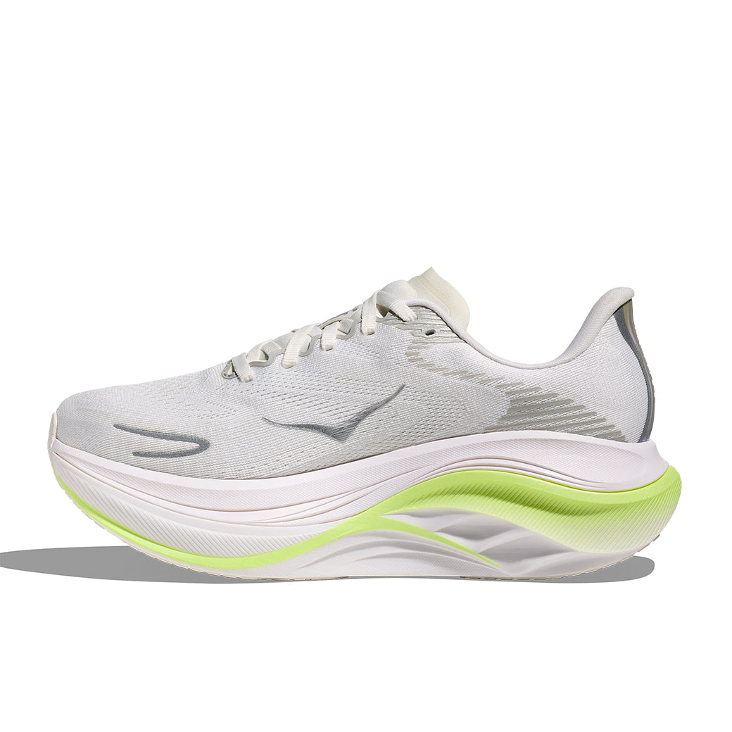 Womens Hoka Skyward X 2 in White/Neon Yuzu