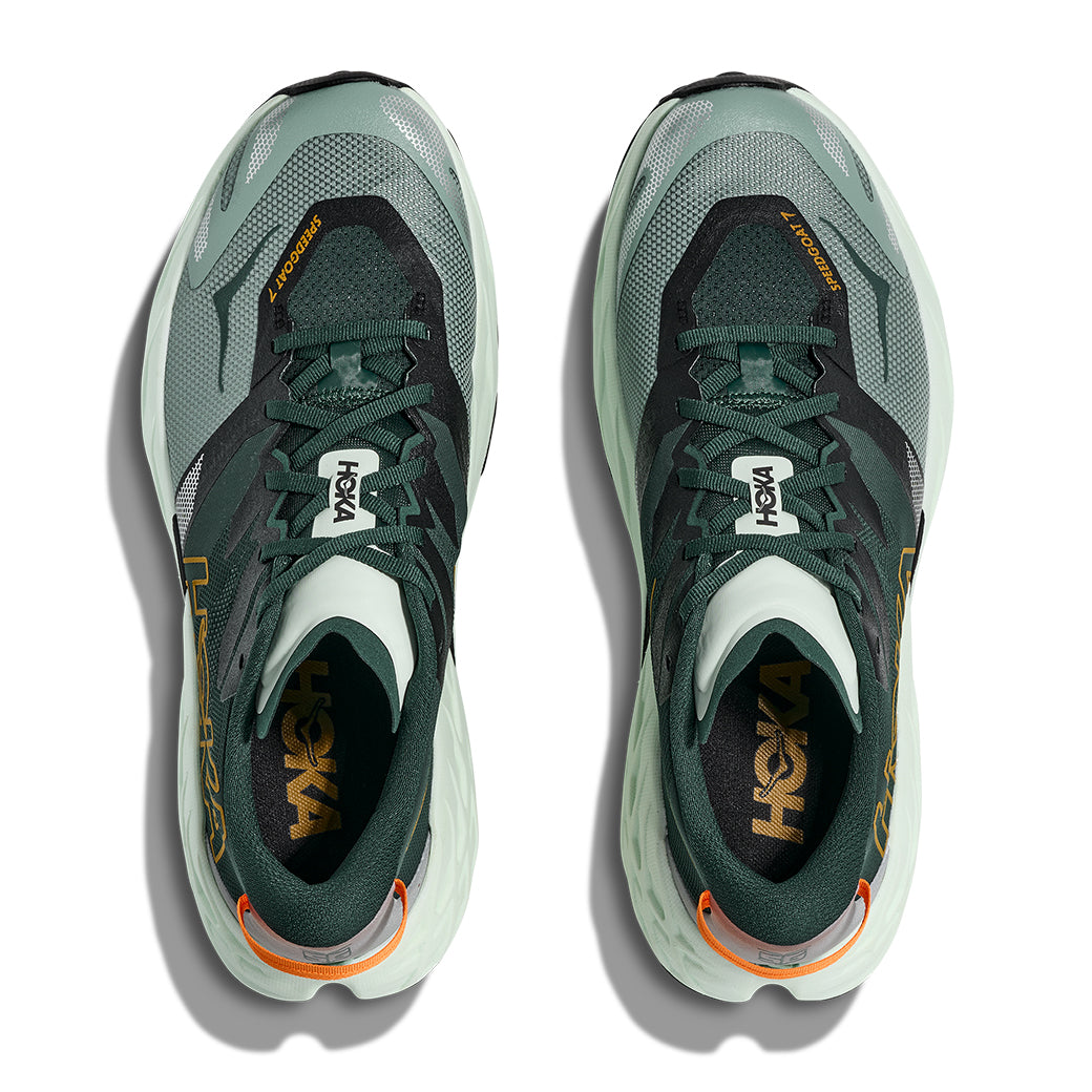 Mens Hoka Speedgoat 7 in Bay Leaf/Sea Glass