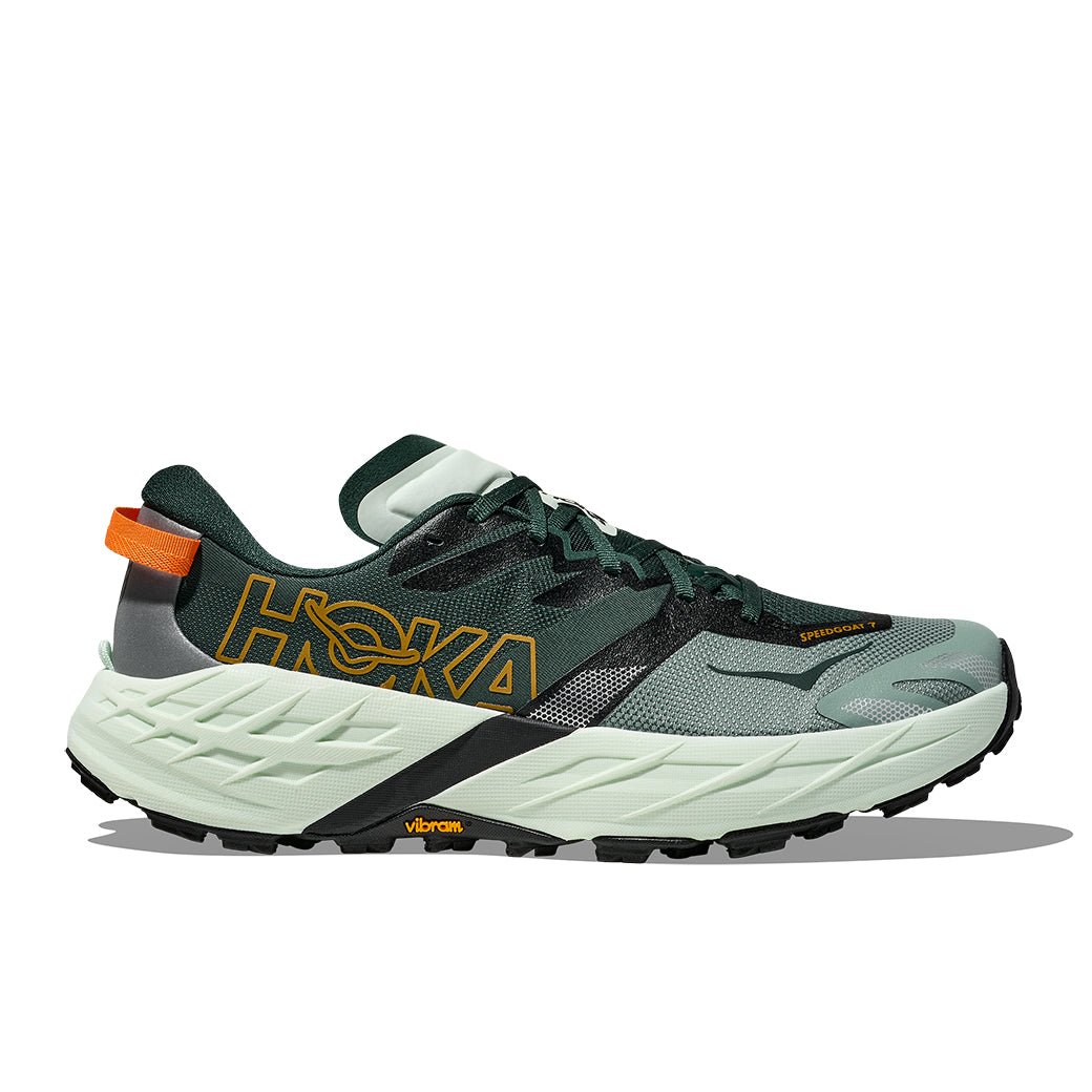 Mens Hoka Speedgoat 7 in Bay Leaf/Sea Glass