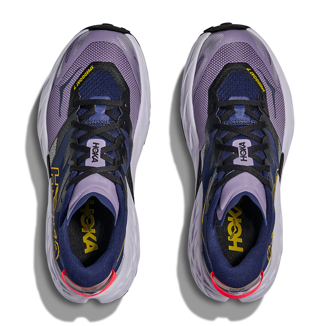 Womens Hoka Speedgoat 7 in Berry Jam/Starlight Glow