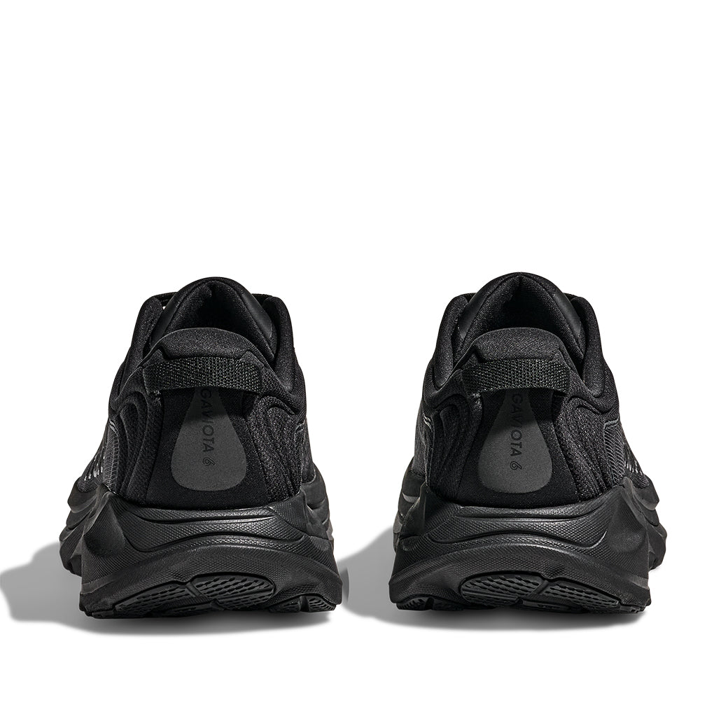 Mens Hoka Gaviota 6 Extra Wide in Black/Black