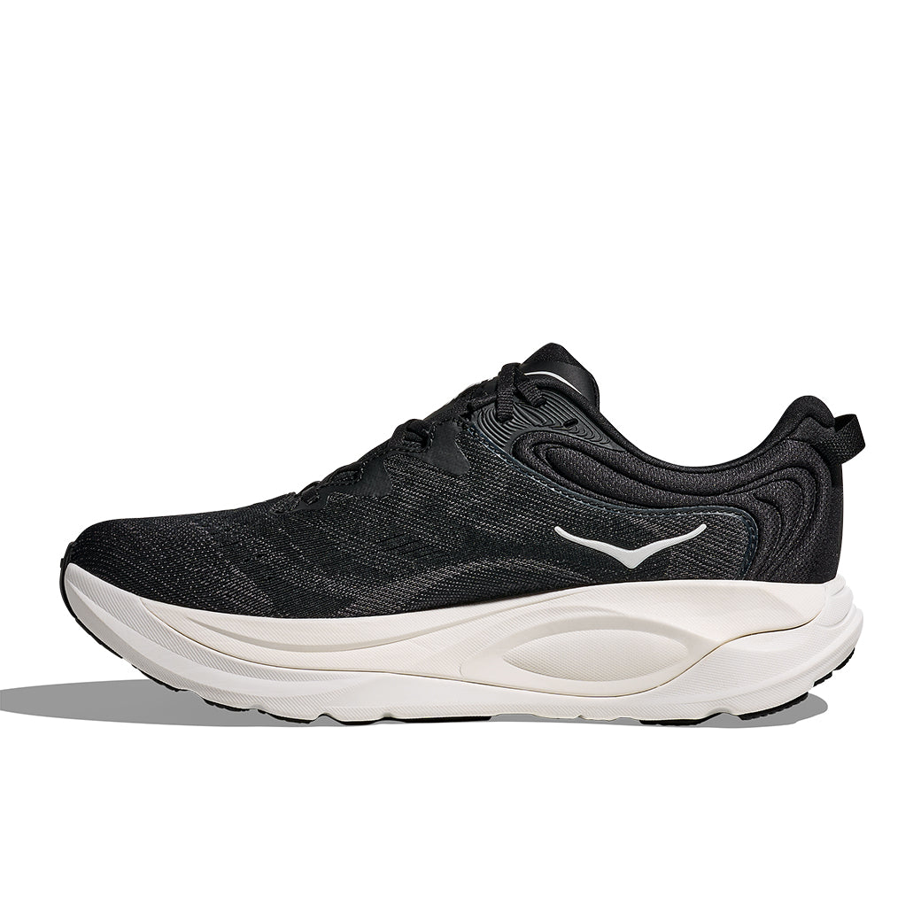 Mens Hoka Gaviota 6 in Black/White