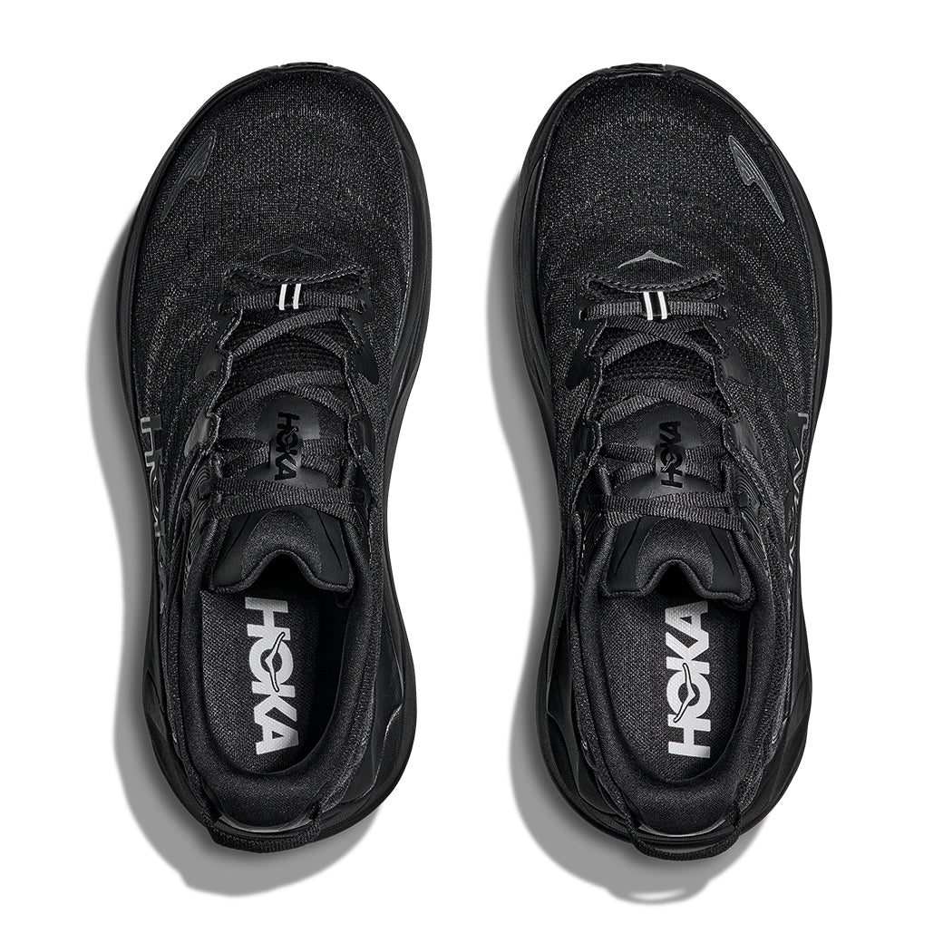 Mens Hoka Gaviota 6 Wide in Black/Black