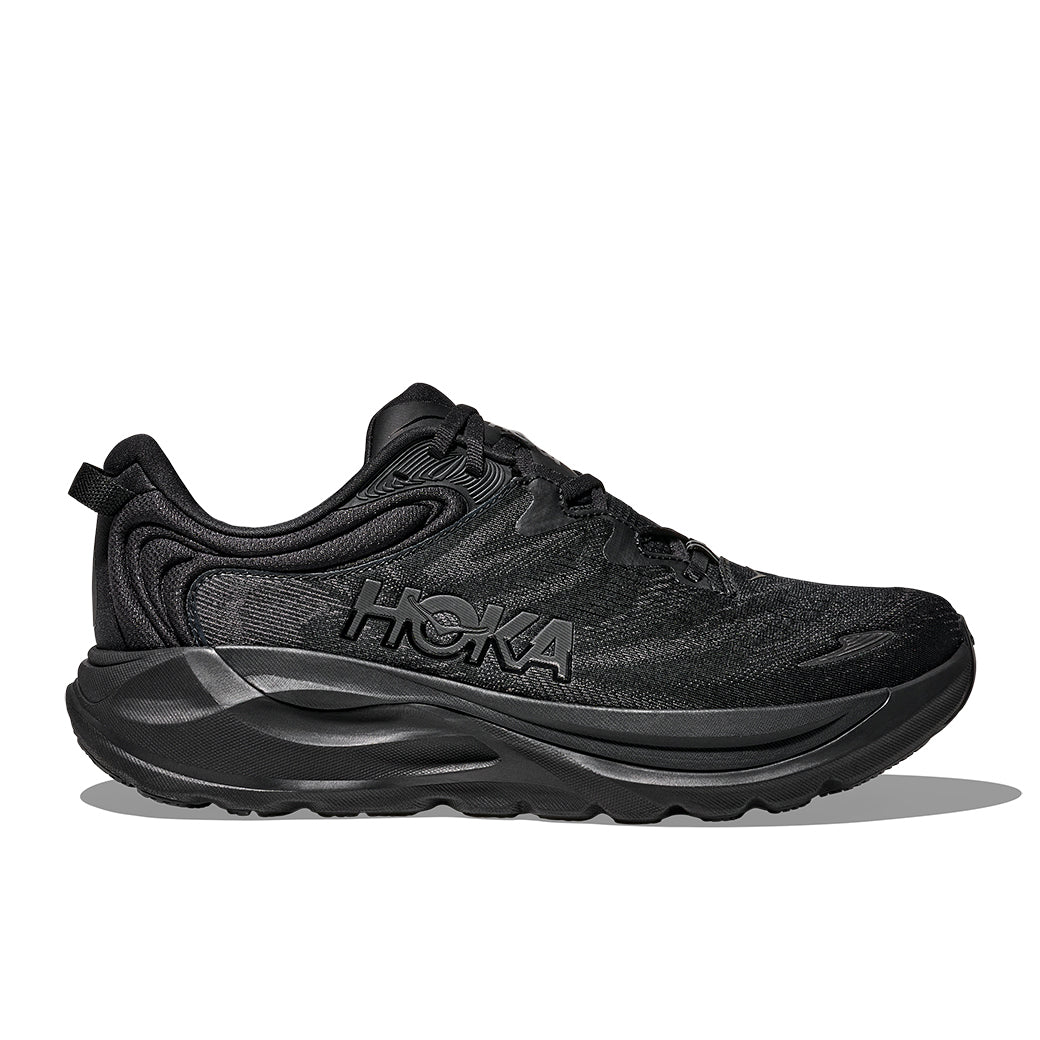 Mens Hoka Gaviota 6 Wide in Black/Black
