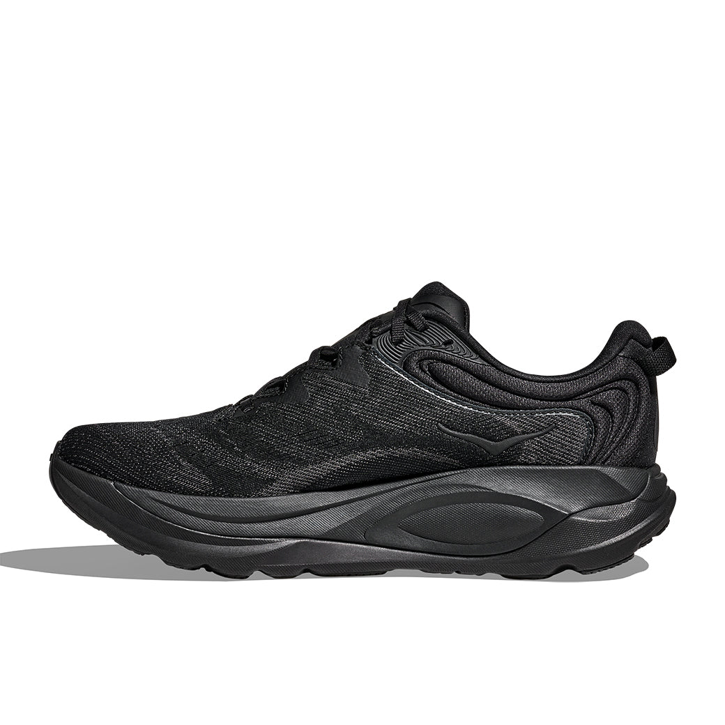 Mens Hoka Gaviota 6 Wide in Black/Black