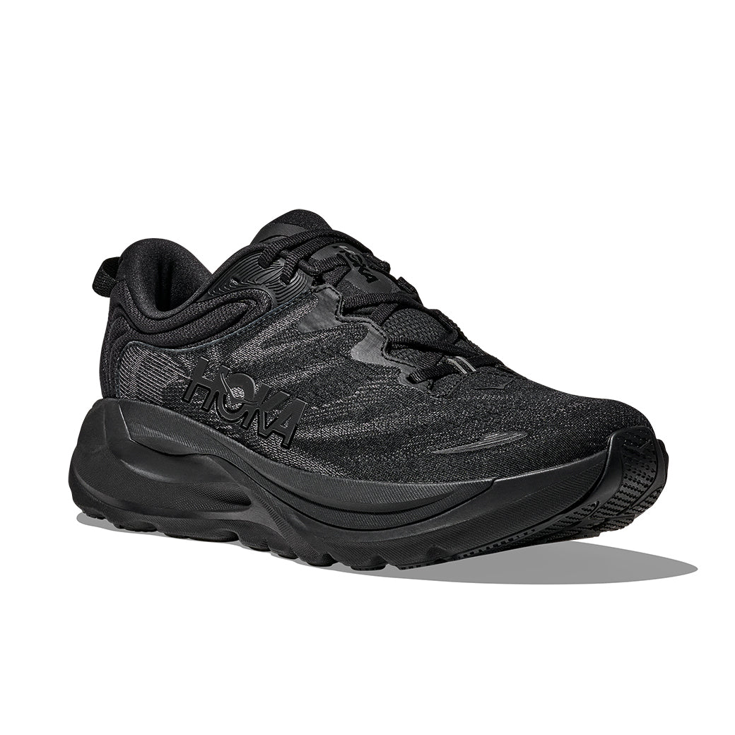 Mens Hoka Gaviota 6 Wide in Black/Black