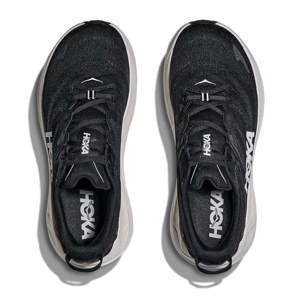 Mens Hoka Gaviota 6 Wide in Black/White