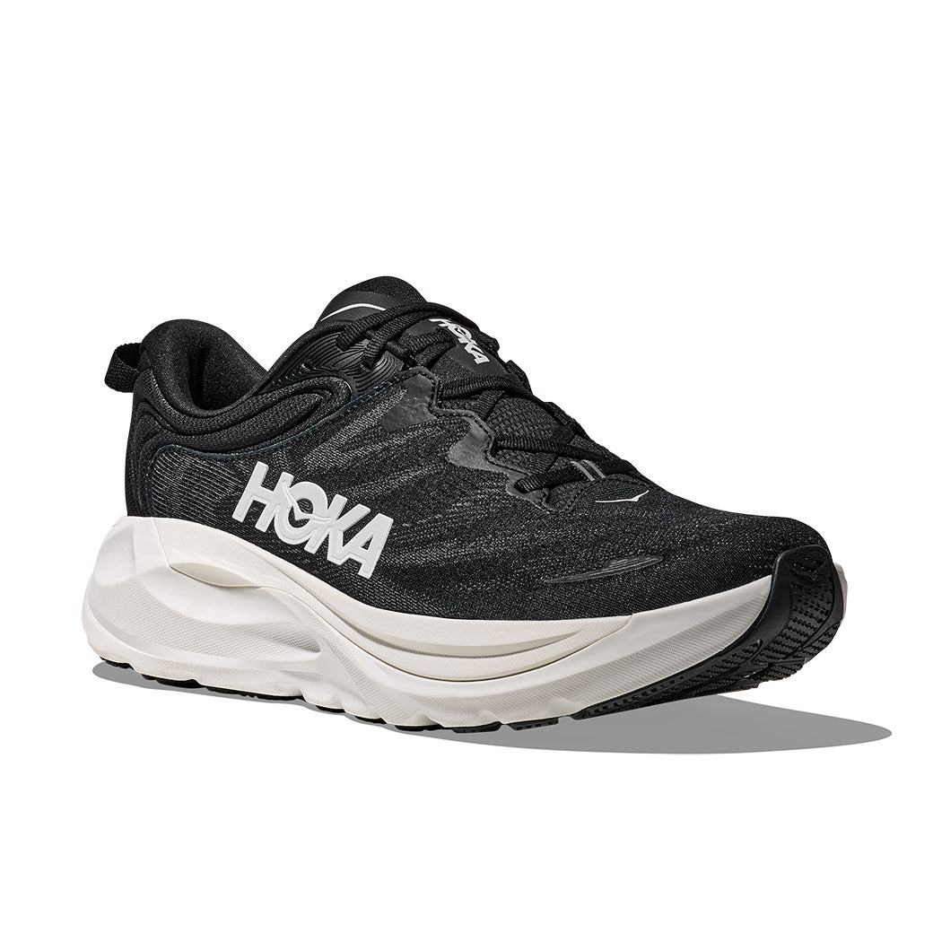 Mens Hoka Gaviota 6 Wide in Black/White