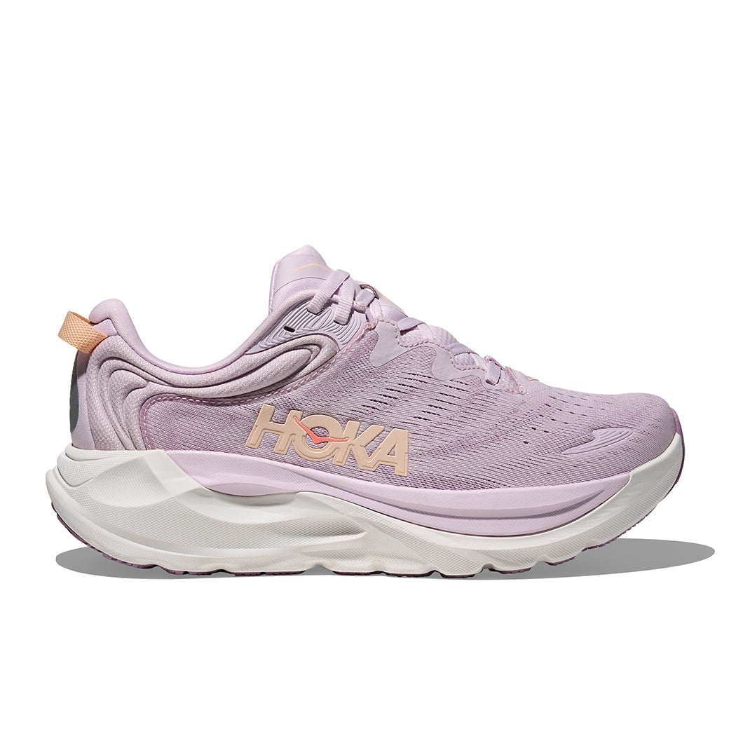 Womens Hoka Gaviota 6 Wide in Lilac Cream/Fragrant Lilac