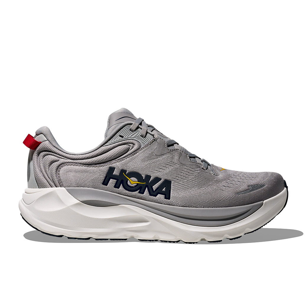 Mens Hoka Gaviota 6 Wide in Stellar Grey/Stardust