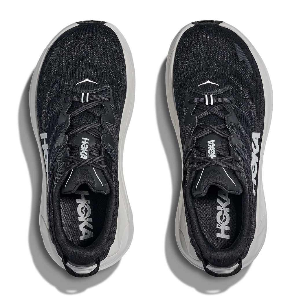 Womens Hoka Gaviota 6 Extra Wide in Black/White