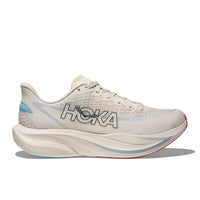 Womens Hoka Mach 7 in Alabaster/Soaring Blue