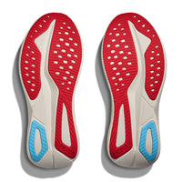 Womens Hoka Mach 7 in Alabaster/Soaring Blue