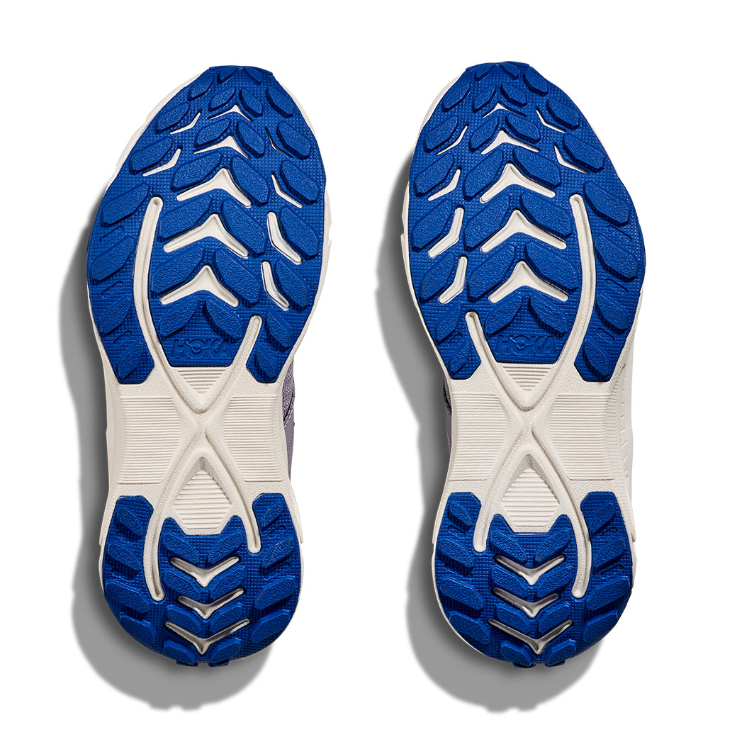 Big Boy Hoka Transport Freedom Alternate Closure in Foggy Grey/Frost
