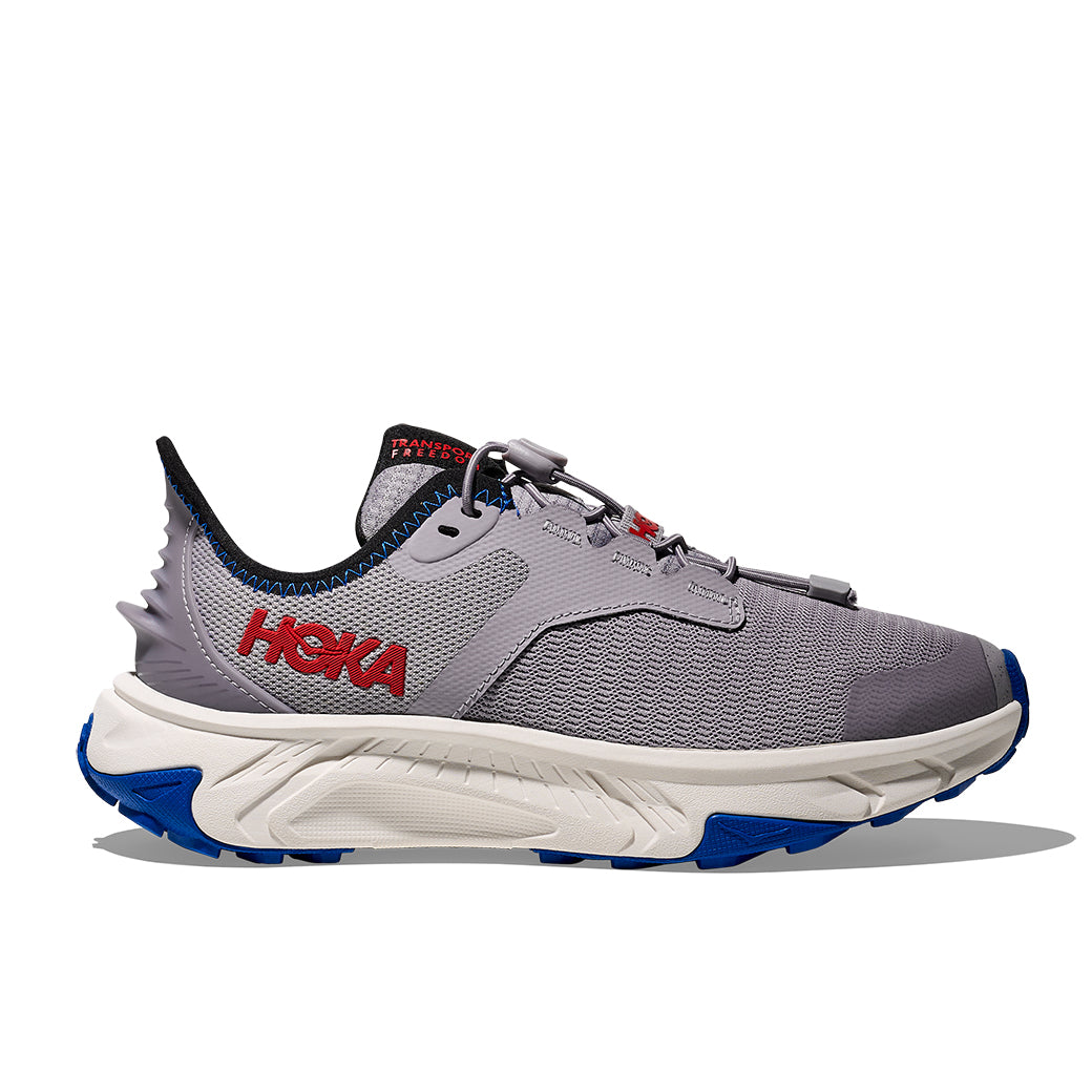 Big Boy Hoka Transport Freedom in Foggy Grey/Frost
