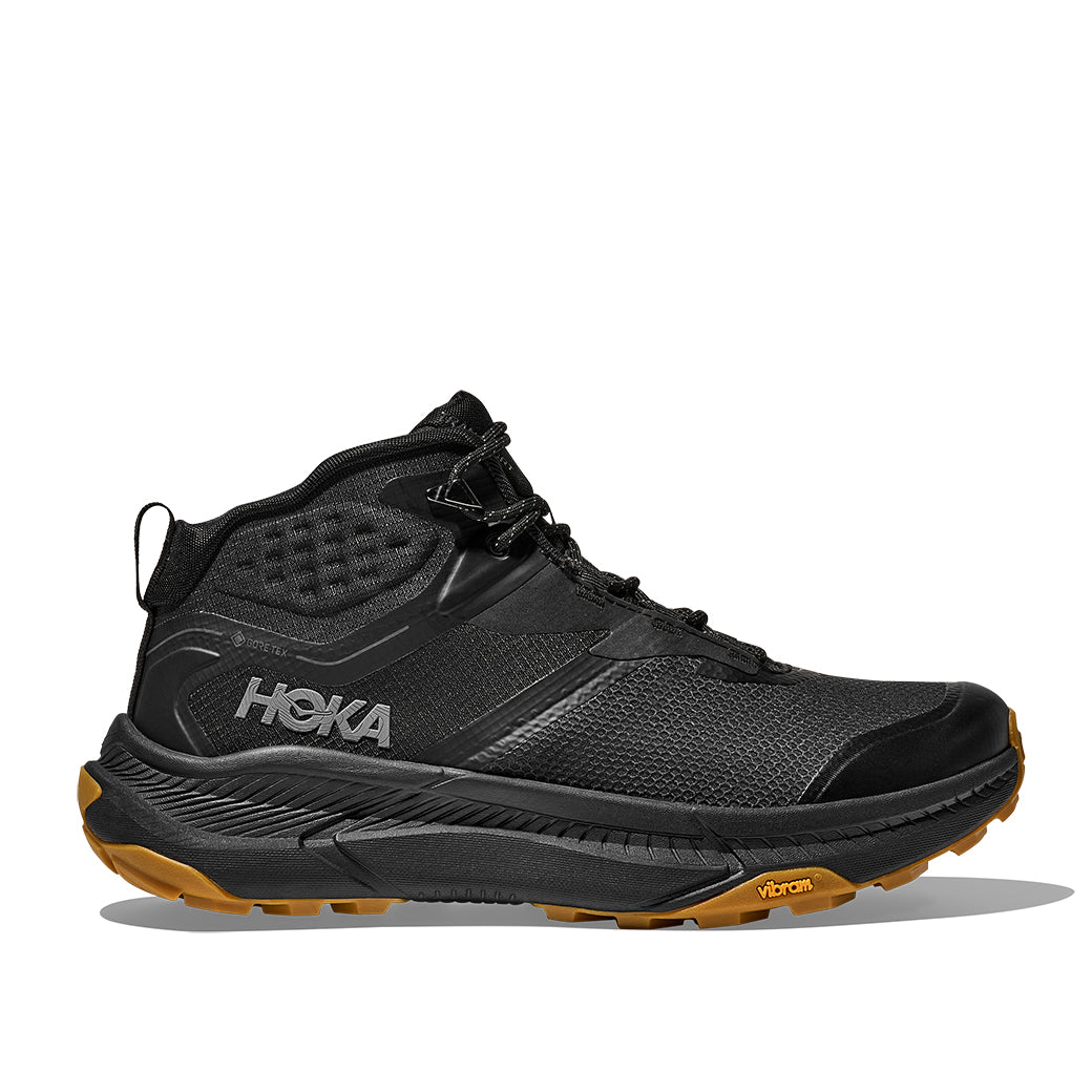 Mens Hoka Transport Hike GTX in Black/Black – Lucky Shoes