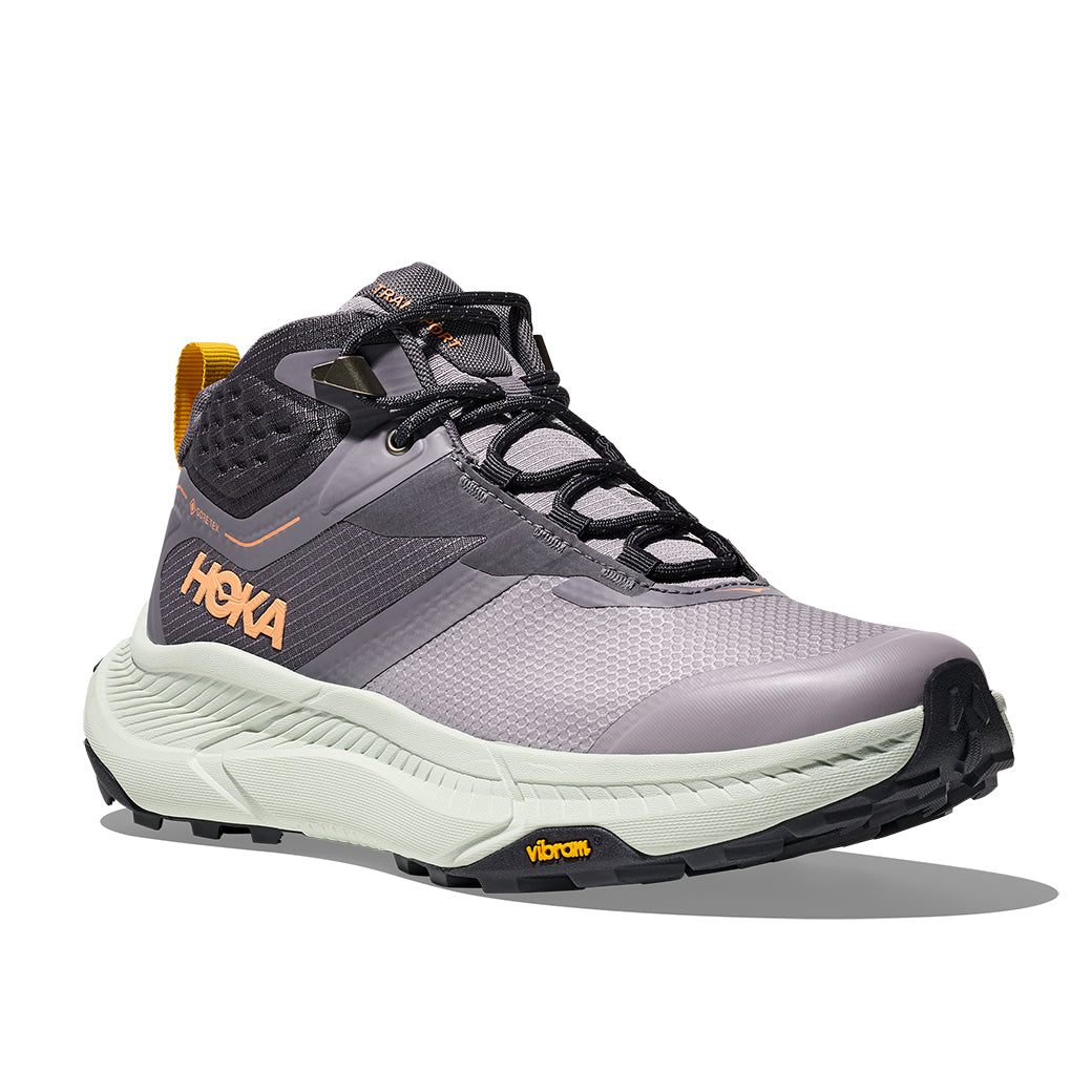 Womens Hoka Transport Hike GTX in Grey Skies/ Sea Glass – Lucky Shoes
