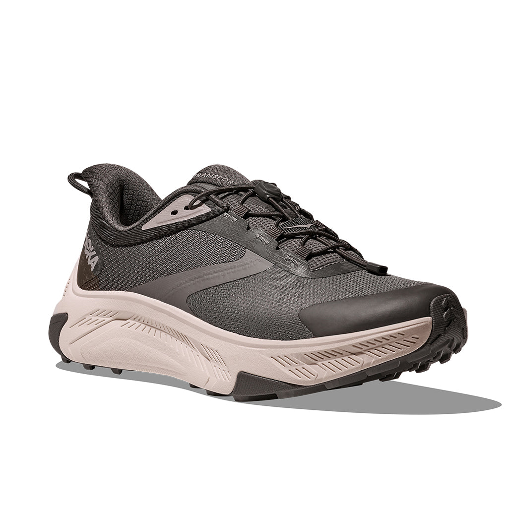 Mens Hoka Transport 2 Wide in Gravel/Stucco – Lucky Shoes