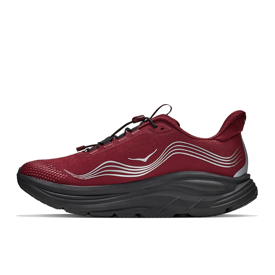 Hoka Clifton 11 GTX Varsity Burgundy/Carbon Black