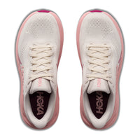 Womens Hoka Clifton 11 Wide in Rose Cream/Dewy Pink