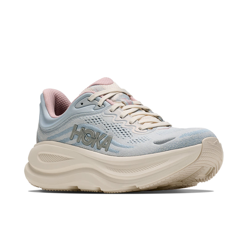 Hoka Bondi 9 GLM Alabaster/Mineral Blue