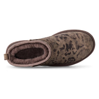 Womens UGG Classic Ultra Mini Spotted in Chestnut