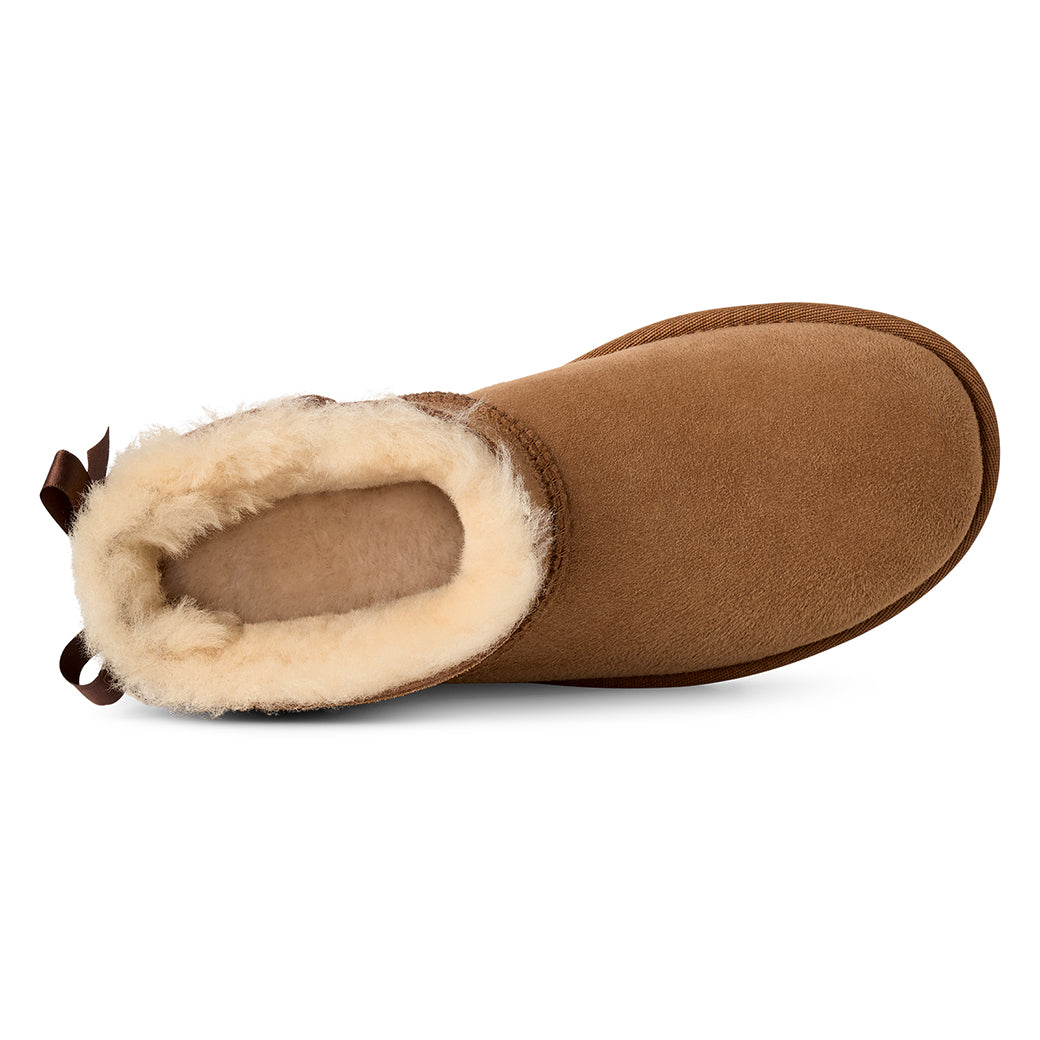 Ugg Ultra Mini Bailey Bow Chestnut