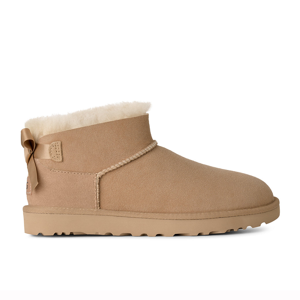 Ugg Ultra Mini Bailey Bow Sand