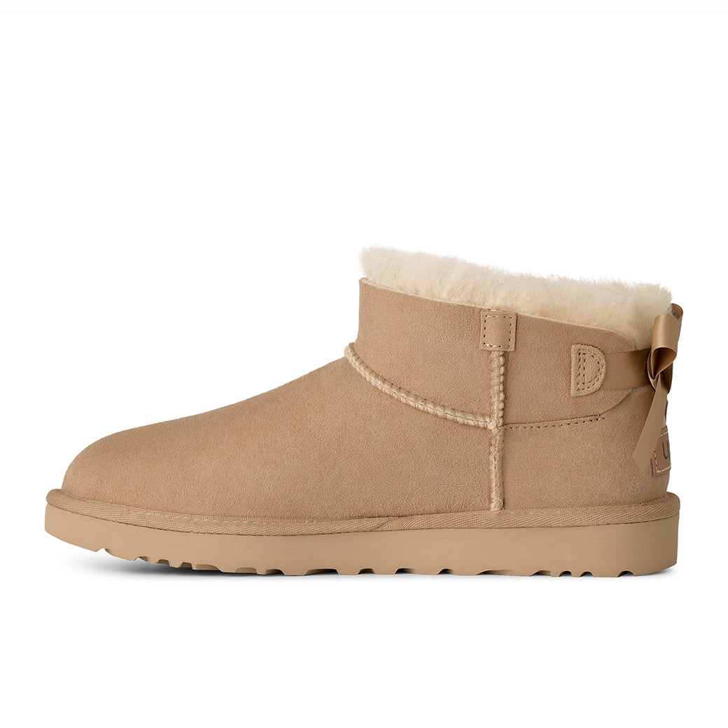 Ugg Ultra Mini Bailey Bow Sand