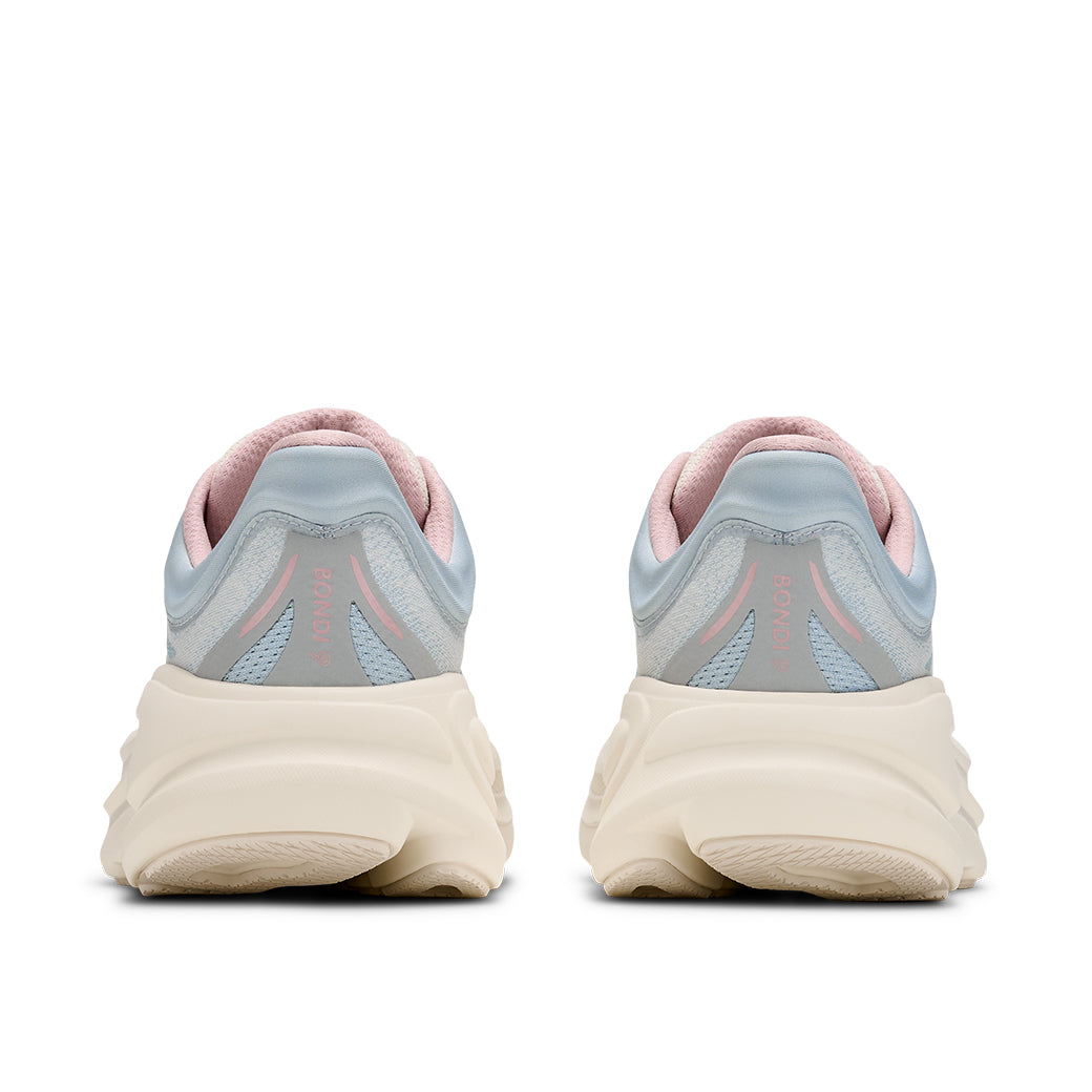 Hoka Bondi 9 GLM Wide Alabaster/Mineral Blue