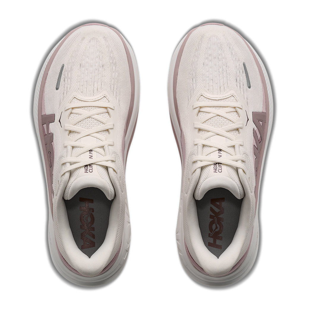 Hoka Clifton Pro Wide GLM Alabaster/Pink Opal