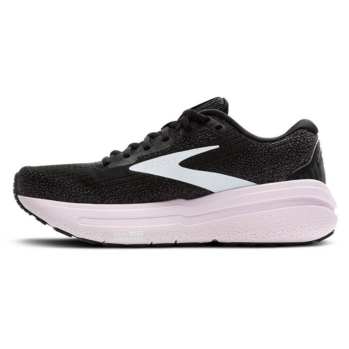 Womens Brooks Running Ghost Max 2 in Black/White/Orchid Ice