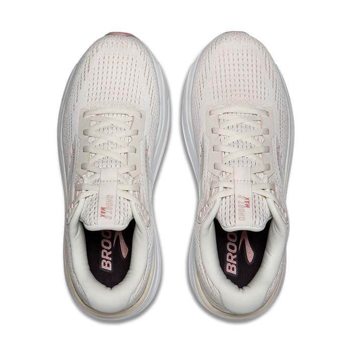 Womens Brooks Running Ghost Max 2 in Coconut Milk/Gray/Zephyr