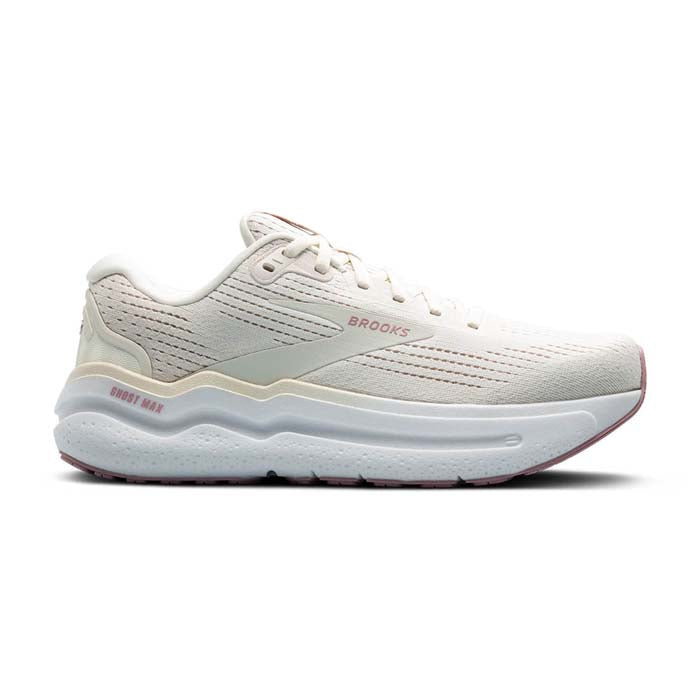 Womens Brooks Running Ghost Max 2 in Coconut Milk/Gray/Zephyr