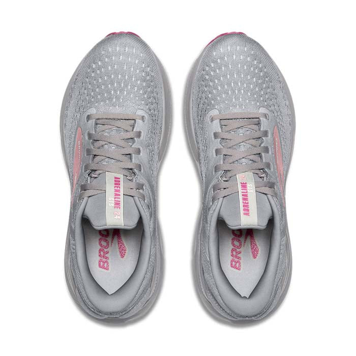 Womens Brooks Running Adrenaline GTS 24 in Alloy/White/Zephyr